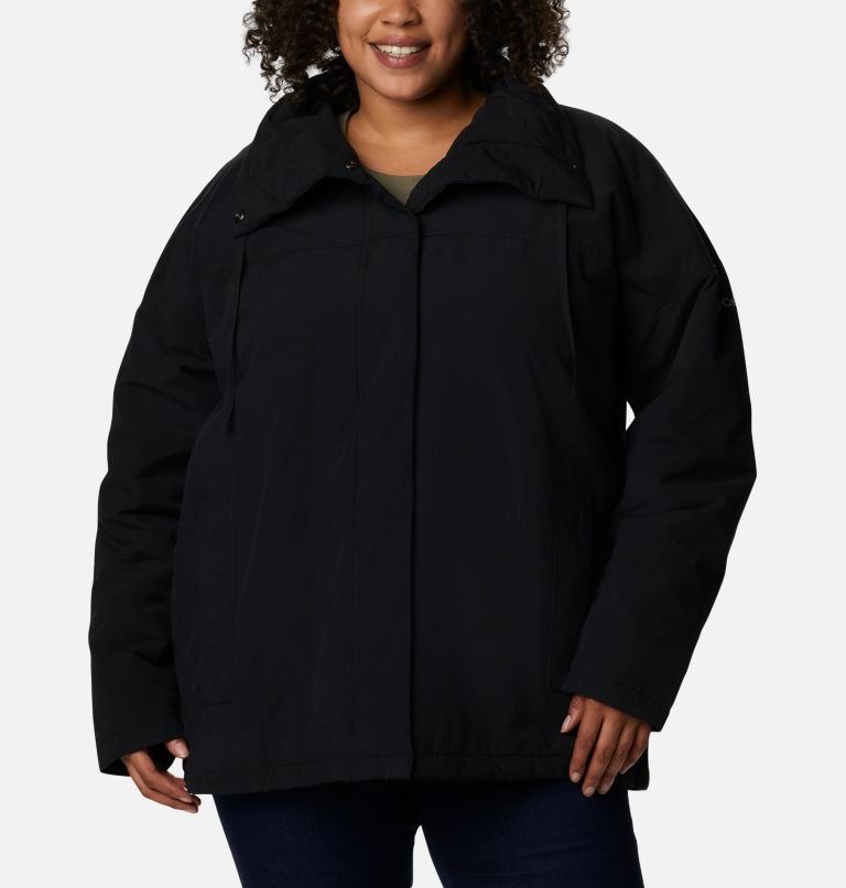 Jachete Izolate Columbia Maple Hollow Dama Negrii | Plus Size KF1ZS9A8Q